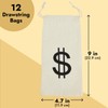 Juvale Drawstring Money Bags for 1920s Party Decorations - 4.7