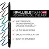 L'Oreal Paris Infallible Grip Mechanical Gel Eyeliner Pencil, Smudge-Resistant, Waterproof