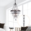 Mr.Color Black Metal Chandelier - Heavy Duty, 6 Feet Chain