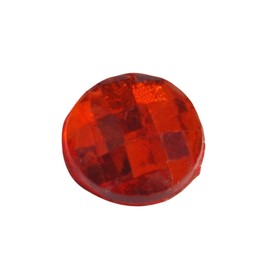 Coloured Crystal Bling i Phone 6 5s 5c 5 4 3 home Button Stickers, i phone home button stickers decals, i pad, i pod i phone accessories (Red)