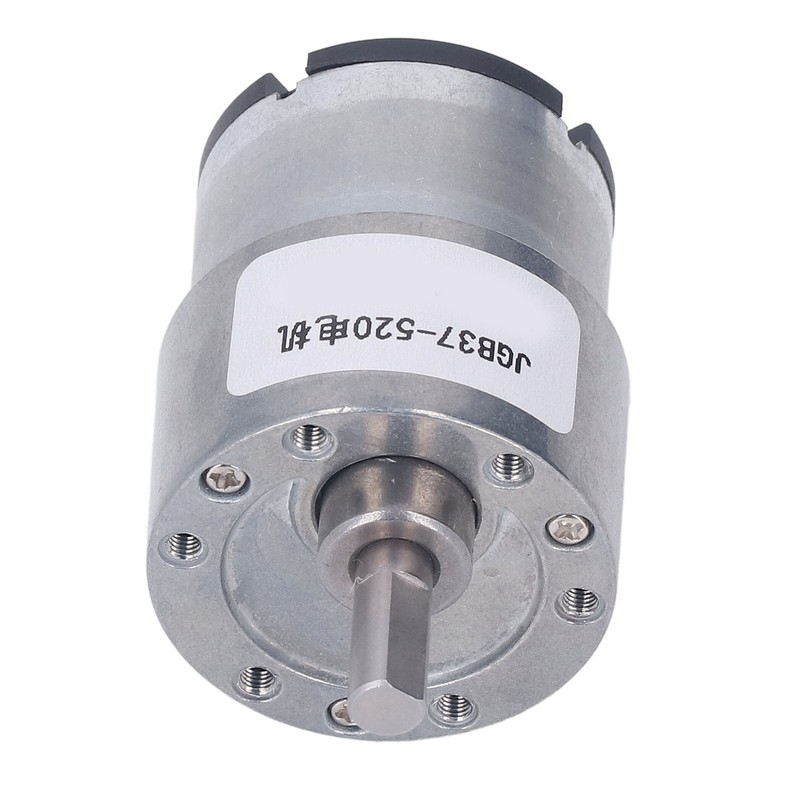 DC Gear Motor Aluminum Alloy Shell Rustproof Low Friction Brass