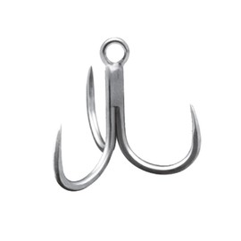 BKK Raptor-Z Raptor Z 6071-4X-HG/Triple Hook Diving Pencil Popper (Silver, 5/0)