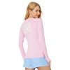 Billabong Women's Standard Sol Searcher Long Sleeve Rashguard, Pink Trails,