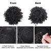 MEIRIYFA Afro Puff Drawstring Ponytail Extension, Kinky Curly Afro Bun