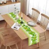 St. Patrick's Day Table Runner, Classic Shamrock Elegance Table Runners,