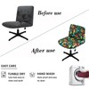 Armless Criss Cross Chair Cover Protectors Stretchable Removable Wide Seat