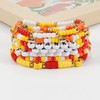 Twinfree Heishi Bracelet Set - Stackable Stretchy Beaded Bracelets -