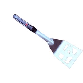 Grill Light Stainless Steel Lone Star Texas BBQ Grilling Spatula Turner with LED Flashlight - Thick Restaurant Grade Steel - Waterproof & Dishwasher Safe - Grill in The Dark