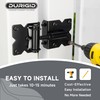 DURIGID Automatic Self Closing Gate Hinge for Vinyl, Steal Gate,