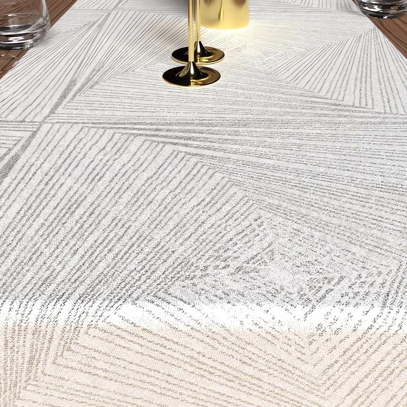 Soleil d'ocre, Runner da Tavolo, Bianco, 40 x 180 cm