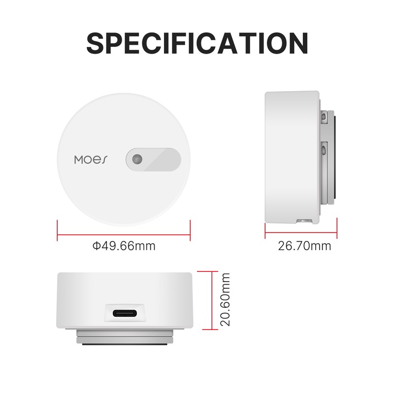 Tuya Zigbee Intelligent Human Presence Detector Detect HumanBody Presence Detection