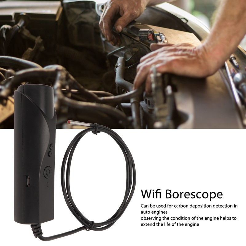 3.9mm WiFi Auto Engine Endoscope 1080P Wireless Borescope Inspection Camera