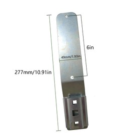 C CLINK Vehicle Sign Mounting Kit - Slow Moving Vehicle Triangle Sign Mounting Kit for Golf Cart Includes 1 Tractor Bracket 1 Street Sign Bracket 4 Bolts and 4 Nuts