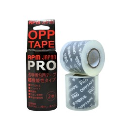 APM Japan Full Spec Transparent Packaging Tape, 2.0 inches (50 mm) x 98.4 ft (25 m), 2 Rolls, Super Multifunctional, Picture Book Repair, Gummed Tape, OPP Tape, Cellophane Tape