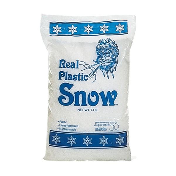 Department 56 Accessories for Villages Real Plastic Snow 7 Ounce