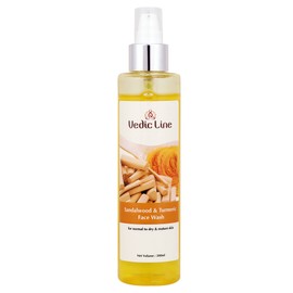 Vedicline Sandalwood and Turmeric Face Wash for Normal to Dry Skin 200ml