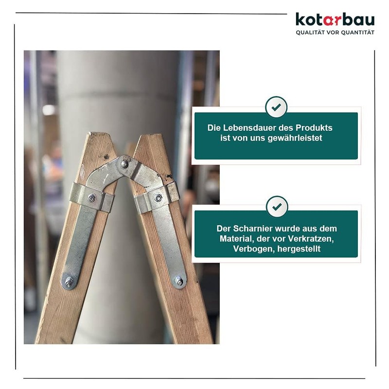KOTARBAU Set of 2 Ladder Tape without Hooks Ladder Hinge
