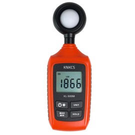 KNKCS Professional Light Meter for Plants, Accurate Light Meter Photography with High-Sensitivity Probe, Auto-Ranging, Max/Min Mode, Backlit Screen, Ideal for Industrial & Studio Use