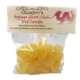 Orange Ghost Chili Spicy Hot Kettle-Cooked Hard Candy Drops