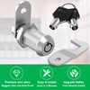 Hecfu 1 Pcs Tool Box Locks with Keys, Tubular Cam