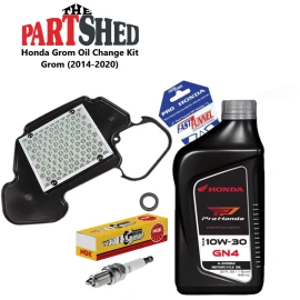 Honda OEM Honda Oil Change Kit W/ Spark Plug And Air Filter Honda Grom 125 (2014-2020)