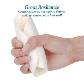 Ech.Apr 3 Pairs Bra Pads Inserts, Latex Bras Inserts Removable Bra Cups Inserts Sewing for Bikini Tops Swimsuits Sport Bra