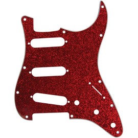 D’Andrea Strat Pickguards for Electric Guitar, Red Sparkle