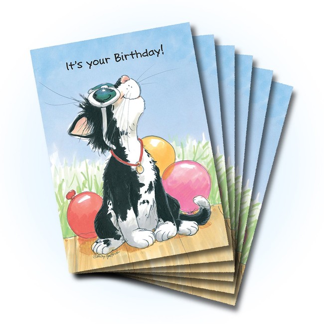 Suzy's Zoo Happy Birthday Card 6-Pack 10322