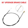 GREHUA Upgrade 56" Brake Cable Mechanical Brake Caliper and Bracket