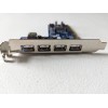 NEC Mac 4+1 Port USB 2.0 PCI Expansion Card, No