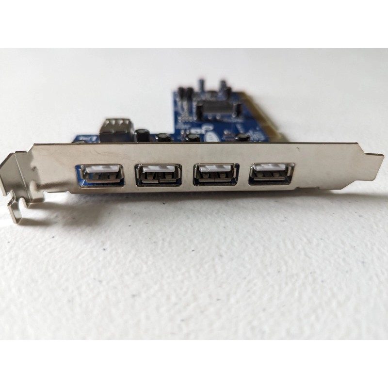 NEC Mac 4+1 Port USB 2.0 PCI Expansion Card, No