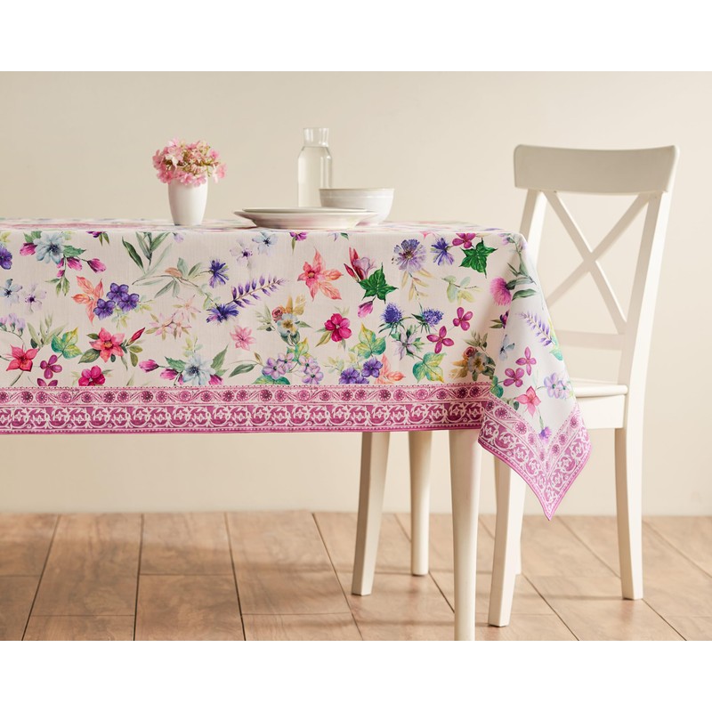 Maison d' Hermine Tablecloth 100% Cotton 140cm x 230cm Decorative