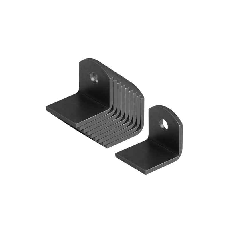 heneng 10 Pcs Weld Tab Bent with 3/8" Hole, Trailers