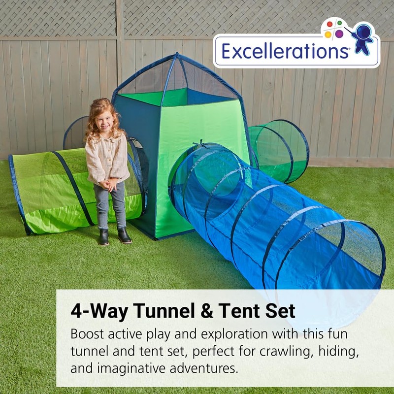 Excellerations 4 Way Tunnel and Tent Set