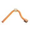 Operitacx Air Compressor Exhaust Pipe Hose Flexible Aluminium Pipe for