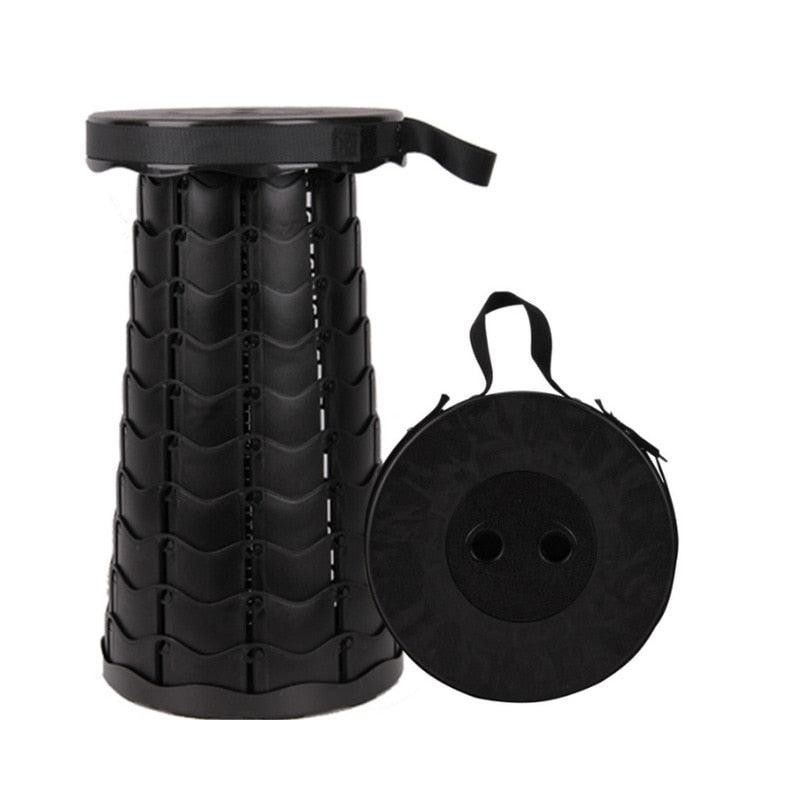 Portable Telescopic Folding Stool for Camping & Fishing – Adjustable