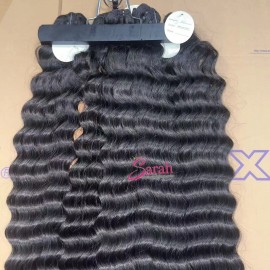 Burmese Curly Hair Bundles Natural Wavy Color Raw Burmese Kinky Curly Hair 100% Vietnamese Human Hair Double Weft Drawn Qualitycolor: 1pcs bundle Natural wave, Stretched Length: 22"
