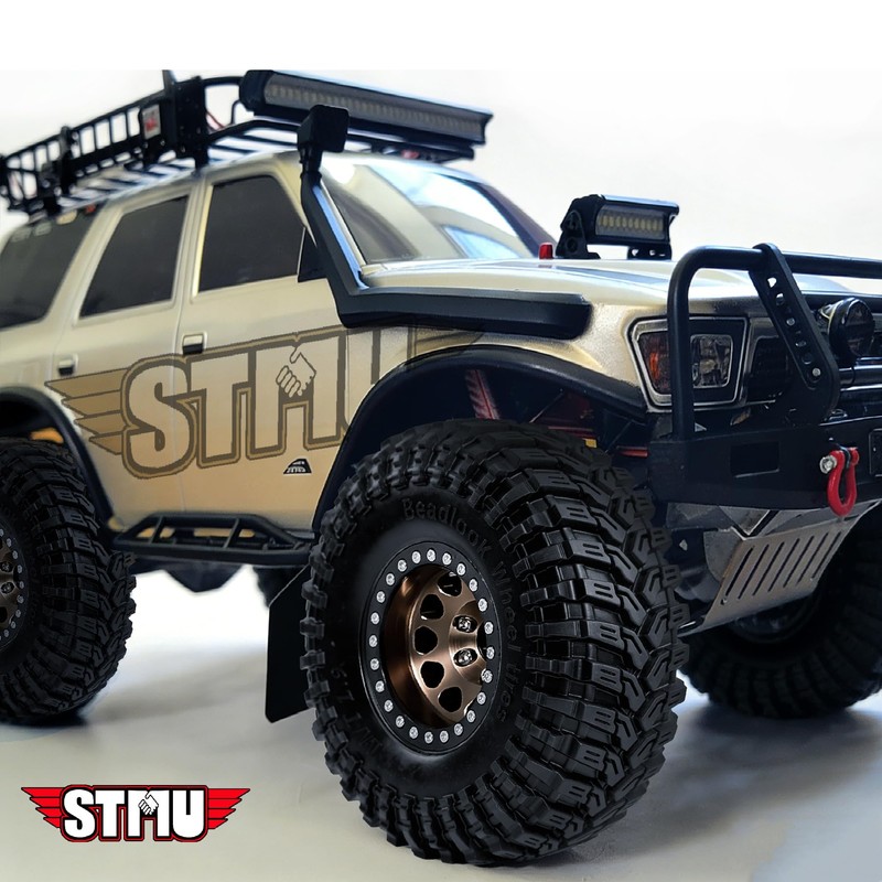 4PCS 1.9 Crawler Swamp Rubber Tires OD 4.53" for FCX10