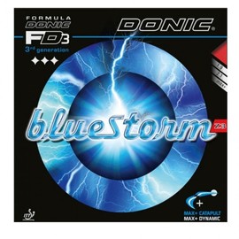 Donic Blue Storm Table Tennis Racket Rubber Z3 Red MAX