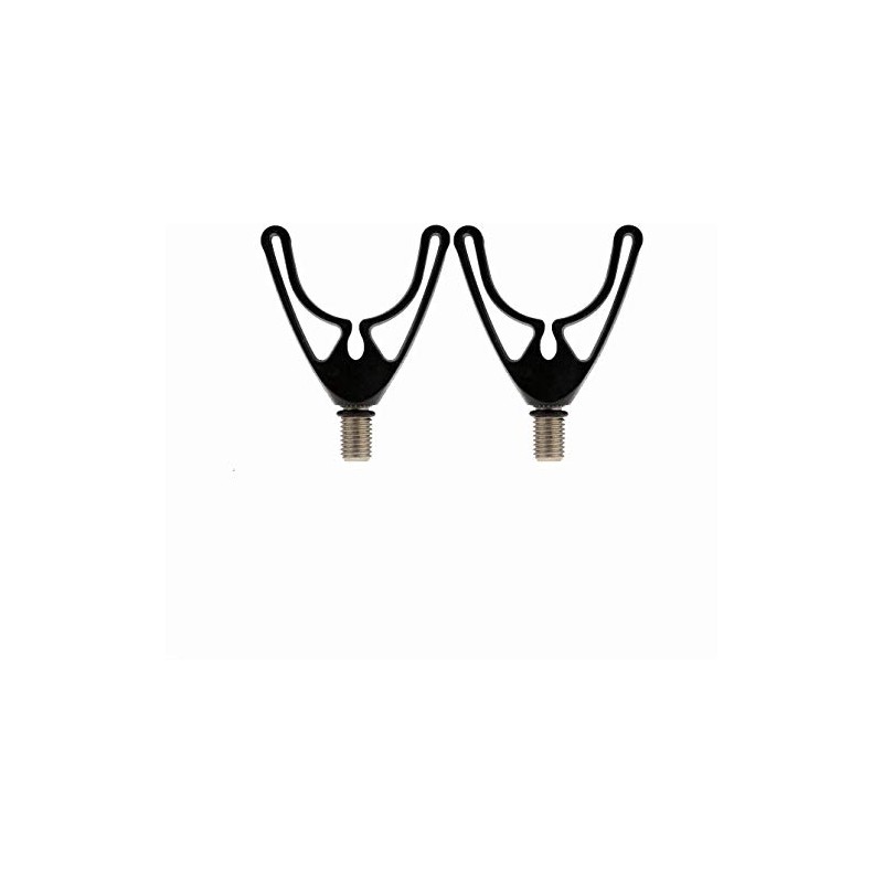 2pcs Plastic V Rod Rests/Front Rests/Butt Rests/Back Rests to hold