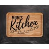 Mum's Kitchen Wooden Chopping Board, Chopping Board for Mum's Birthday