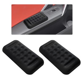 Wevdn 2 PCS Arm Rest Elbow Pads for Car, 5.1" × 2.6" Vehicle Door Thigh Support Armrest Pad with Memory Foam, Non-Slip Automotive Comfortable Elbow Fatigue Relief Wrist Rest Cushion