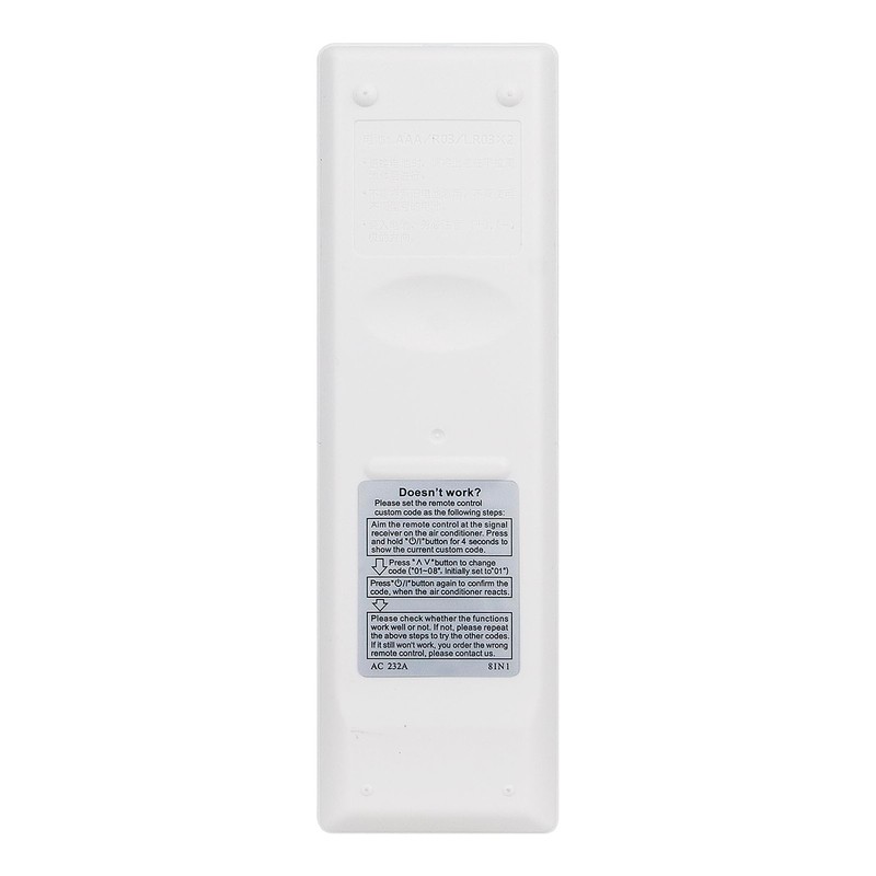 VINABTY Replacement Remote Control Compatible with FUJTS Air Conditioner AR-REM1U