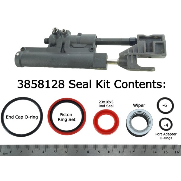Volvo Penta 3858128 SX Steering Actuator Rebuild Seal Kit
