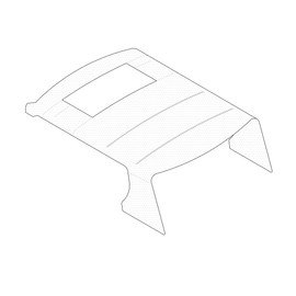 OMEGA W123 Coupe, Sedan & SW Perforated Headliner Compatible with Mercedes, Cream (Sedan with Sunroof, Cream)