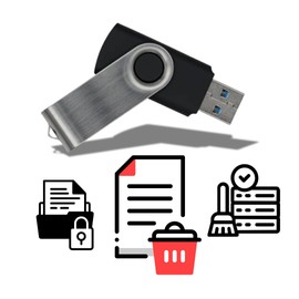Secure Data Wipe USB – Permanent Hard Drive Erase Tool | Military-Grade Data Sanitization for PC, Laptop, HDD & SSD | Bootable USB Drive – Easy & Secure Data Removal