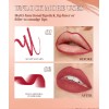 Set Labiales Mate En Barra Larga Duración Con Estuche 6pcs