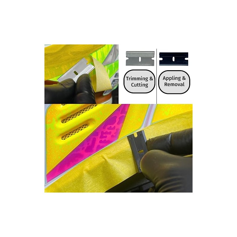 LiME LiNE Single Edge Razor Blades, Automotive Grade, Stainless Steel,10