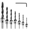 Countersink Drill Bit with Countersink 8 Pieces Countersink Drilling Bit