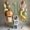 Jwssor 1st Birthday Decorations,First Jungle Theme,Wild One Birthday Safari 1